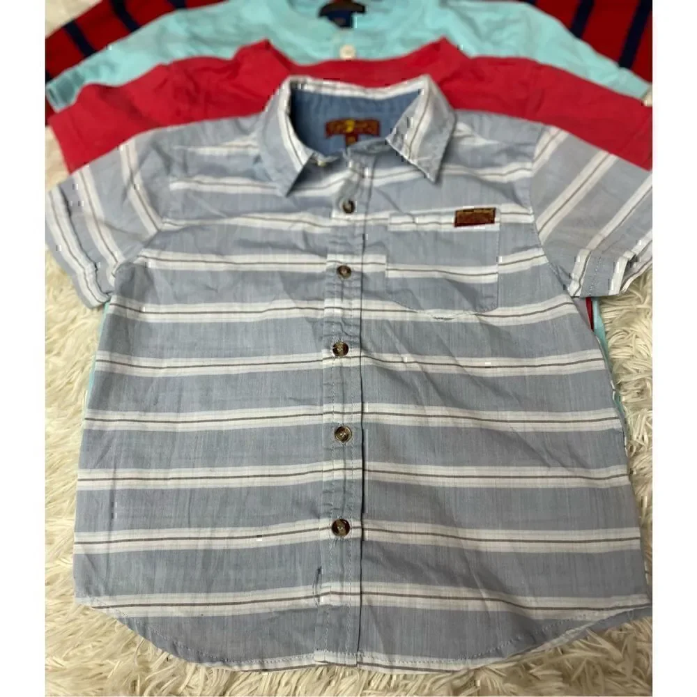 Boys Toddler 5 piece size 3T Short Sleeve & Long Sleeve shirt lot by Polo Ralph